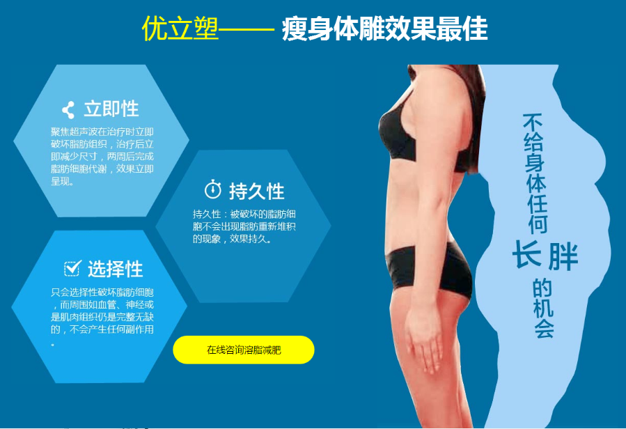 優(yōu)立塑減肥，經(jīng)過(guò)消費(fèi)者檢驗(yàn)的減肥儀器